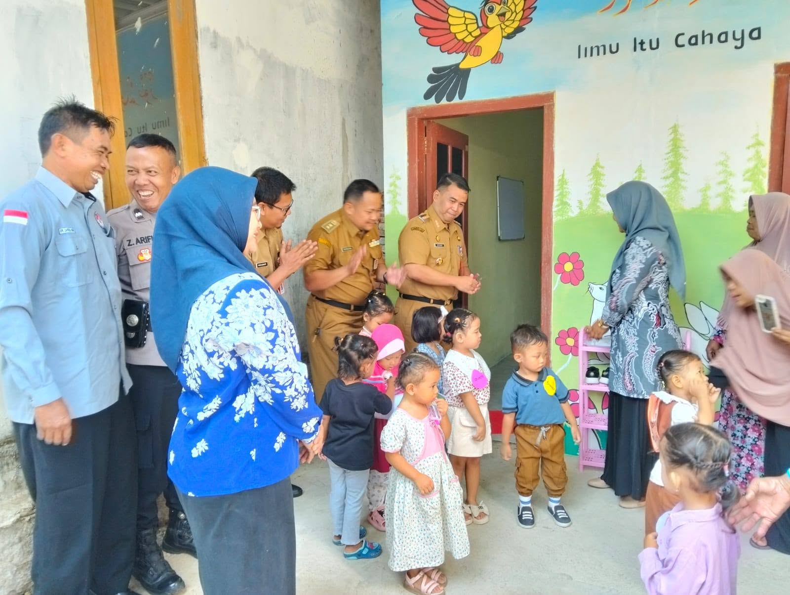 Peresmian pendirian KB/ PAUD "SEKAR ARUM" Desa Ngrombo